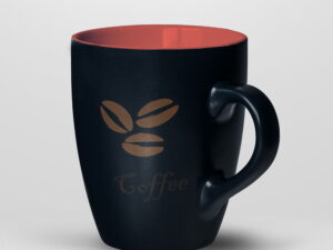 White Printed Coffee Mug