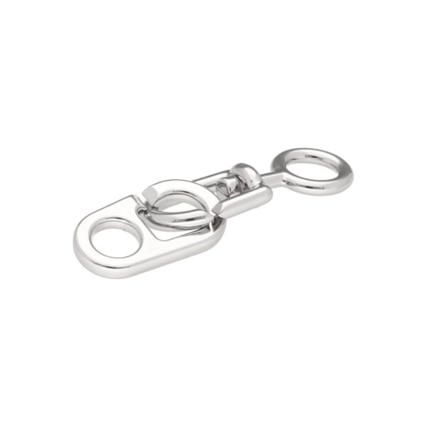 Karabińczyk metalowy 12 mm yme0183(0270) nikiel połysk