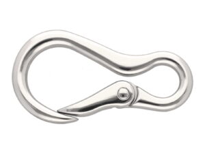 Karabińczyk metalowy 14 mm yme0213(0271) nikiel połysk