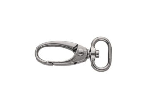 Karabińczyk metalowy 15 mm 0037 krab czarny nikiel