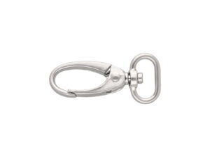 Karabińczyk metalowy 15 mm 0037 krab nikiel mat