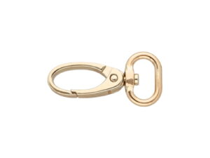 Karabińczyk metalowy 15 mm 0037 krab złoto połysk