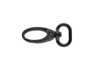 Karabińczyk metalowy 16 mm 0037 krab czarny mat