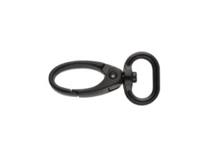 Karabińczyk metalowy 16 mm 0037 krab czarny mat