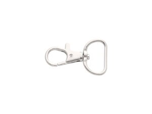 Karabińczyk metalowy 20/43l mm rybka 5,3g nikiel