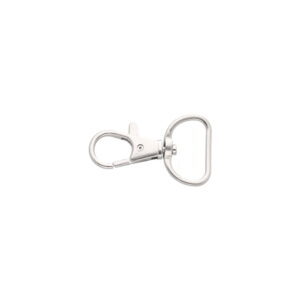 Karabińczyk metalowy 20/43l mm rybka 5,3g nikiel