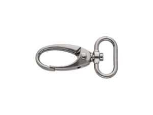 Karabińczyk metalowy 20 mm 0037 krab czarny nikiel