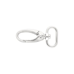 Karabińczyk metalowy 20 mm 0037 krab nikiel połysk