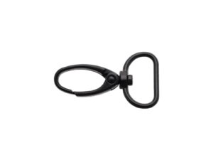 Karabińczyk metalowy 20 mm rf-101 krab czarny mat