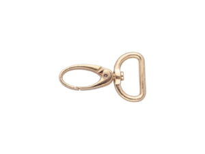 Karabińczyk metalowy 20 mm rf-101 krab jasnozłoty