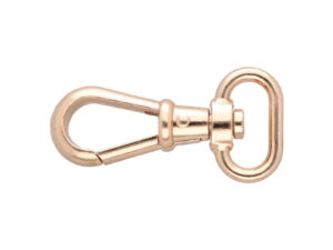 Karabińczyk metalowy 22 mm rf-877 jasnozłoty