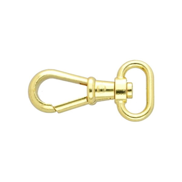 Karabińczyk metalowy 22 mm rf-877 złoty