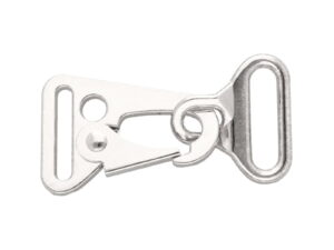 Karabińczyk metalowy 24 mm 0325-0198 nikiel połysk
