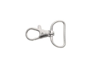 Karabińczyk metalowy 25/40l mm rybka 3,8g nikiel