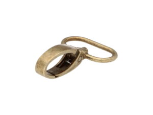 Karabińczyk metalowy 25 mm 0037 krab stare złoto