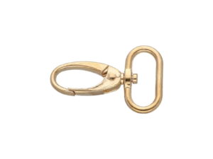 Karabińczyk metalowy 25 mm 0037 krab złoto połysk