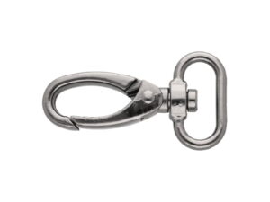 Karabińczyk metalowy 25 mm 0325-0152 krab czarny nikiel