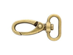 Karabińczyk metalowy 25 mm rf-111 krab stare złoto