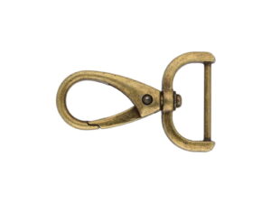 Karabińczyk metalowy 25 mm rf-970 stare złoto