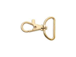 Karabińczyk metalowy 25 mm rybka 5,2g złoto