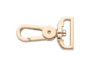 Karabińczyk metalowy 25 mm yme0586(0267a) jasne złoto