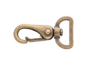 Karabińczyk metalowy 26 mm rf-175 stare złoto