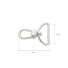 Karabińczyk metalowy 30 mm yme3110(0269) nikiel połysk