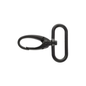 Karabińczyk metalowy 32 mm 0037 krab czarny mat