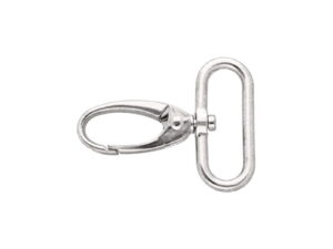 Karabińczyk metalowy 32 mm 0037 krab nikiel połysk