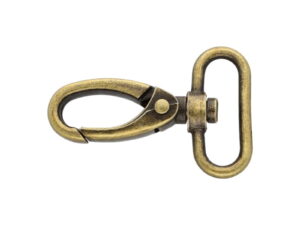 Karabińczyk metalowy 32 mm 0325-0152 krab stare złoto