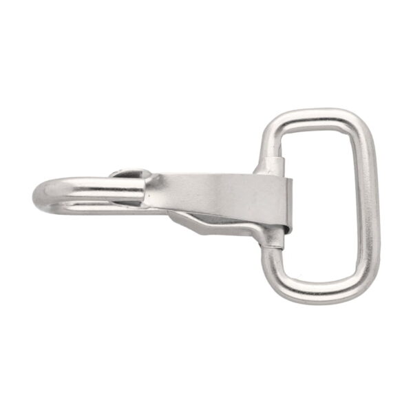 Karabińczyk metalowy 32 mm c082 nikiel połysk