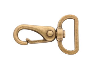 Karabińczyk metalowy 32 mm rf-175 stare złoto