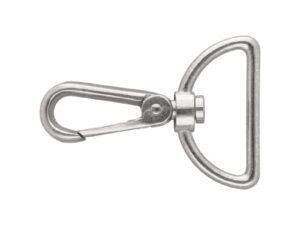 Karabińczyk metalowy 37 mm cf-196 nikiel połysk