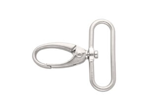 Karabińczyk metalowy 38 mm 0037 krab nikiel mat