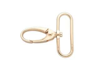 Karabińczyk metalowy 38 mm 0037 krab złoto