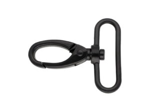 Karabińczyk metalowy 38 mm 0112 krab czarny mat