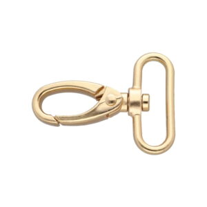 Karabińczyk metalowy 38 mm rf-111 krab jasne złoto