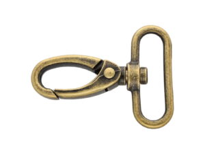 Karabińczyk metalowy 38 mm rf-111 krab stare złoto