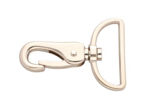Karabińczyk metalowy 38 mm yme3112(0276) jasne złoto