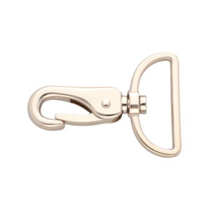 Karabińczyk metalowy 38 mm yme3112(0276) jasne złoto
