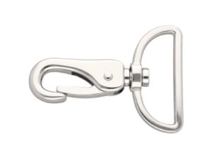 Karabińczyk metalowy 38 mm yme3112(0276) nikiel połysk