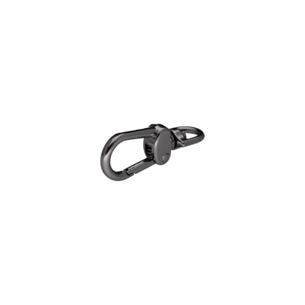 Karabińczyk metalowy 9 mm 0333 nikiel black