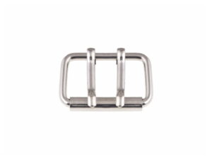 Klamra rymarska dwuzaczepowa 35/20/4 mm nikiel drut