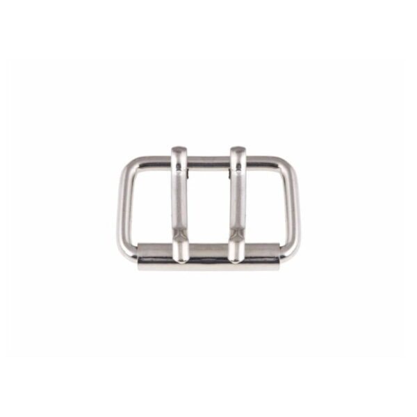 Klamra rymarska dwuzaczepowa 35/20/4 mm nikiel drut