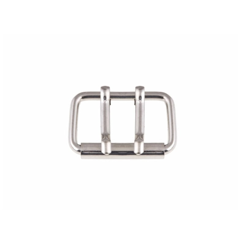 Klamra rymarska dwuzaczepowa 35/20/4 mm nikiel drut