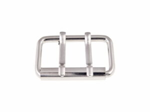 Klamra rymarska dwuzaczepowa 40/30/4 mm nikiel drut