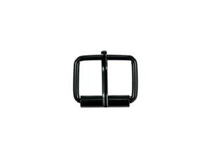 Klamra rymarska jednozaczepowa 25/20/3 mm czarny mat drut