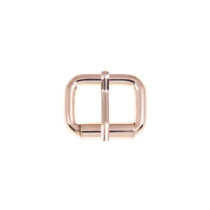 Klamra rymarska jednozaczepowa 27/20/6 mm jasne złoto drut