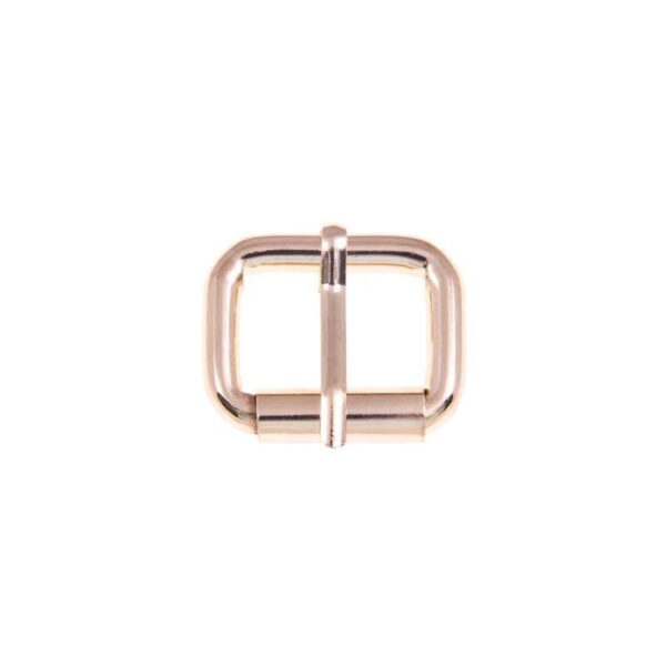 Klamra rymarska jednozaczepowa 27/20/6 mm jasne złoto drut