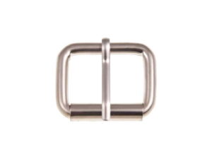 Klamra rymarska jednozaczepowa 33/25/6 mm nikiel mat drut